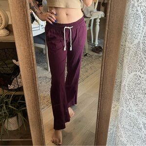Roxy linen pants